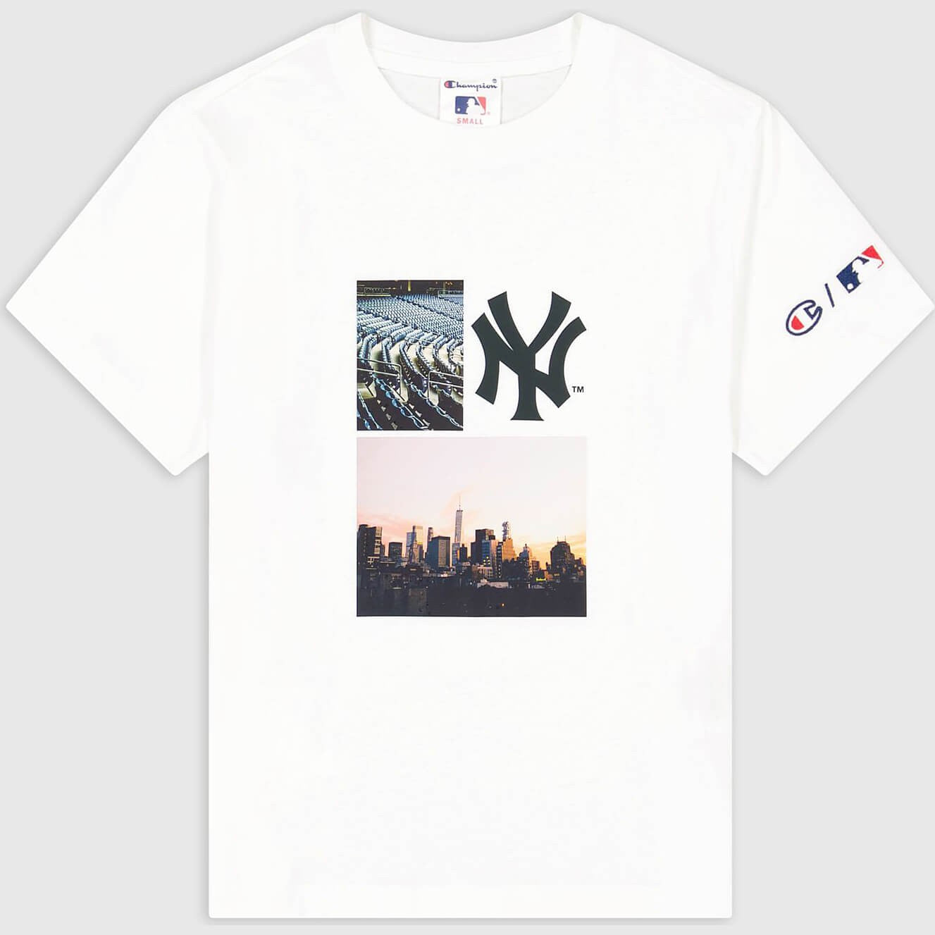 Champion Knitted Mlb Roc Crewneck T-Shirt White