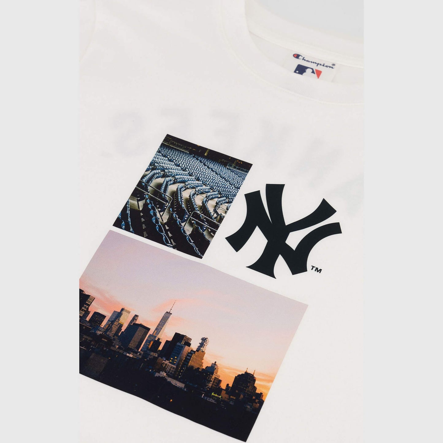 Champion Knitted Mlb Roc Crewneck T-Shirt White