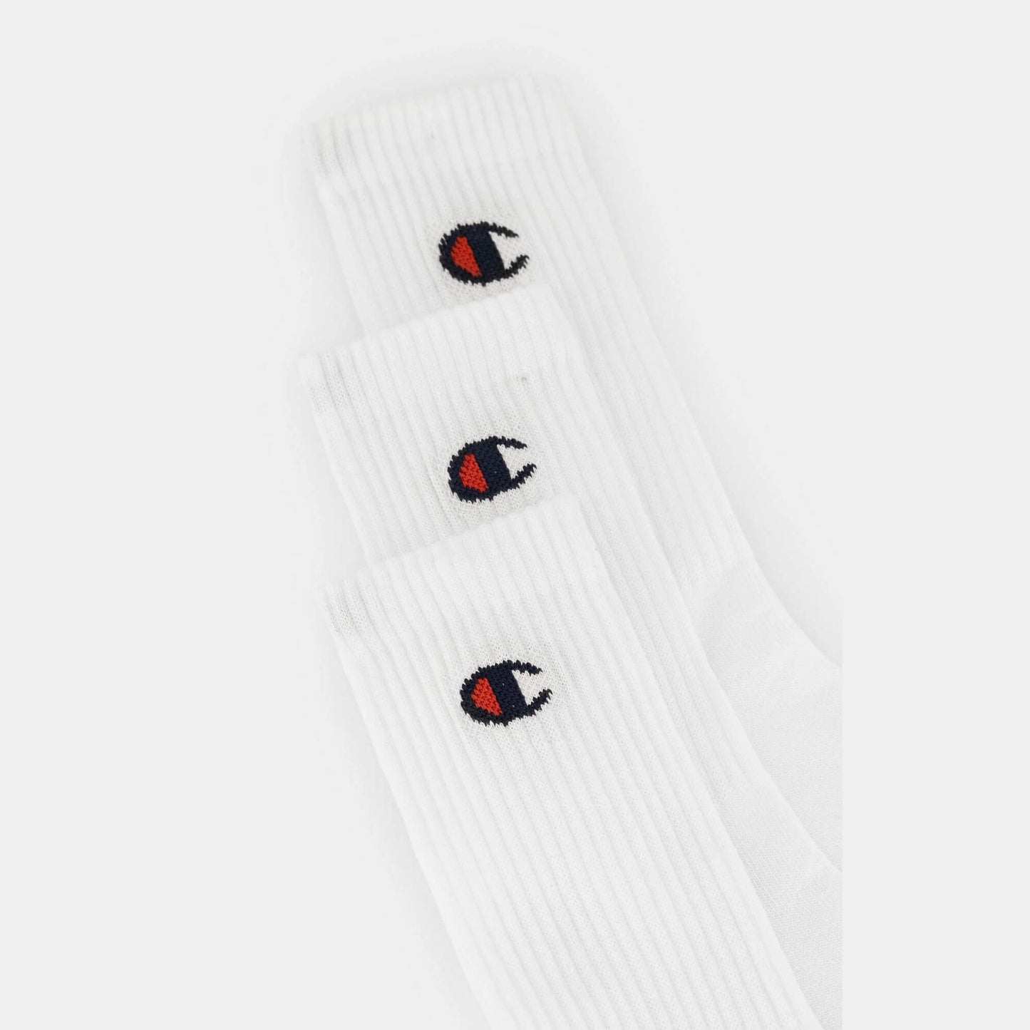 Champion 3pk crew socks White/White/White