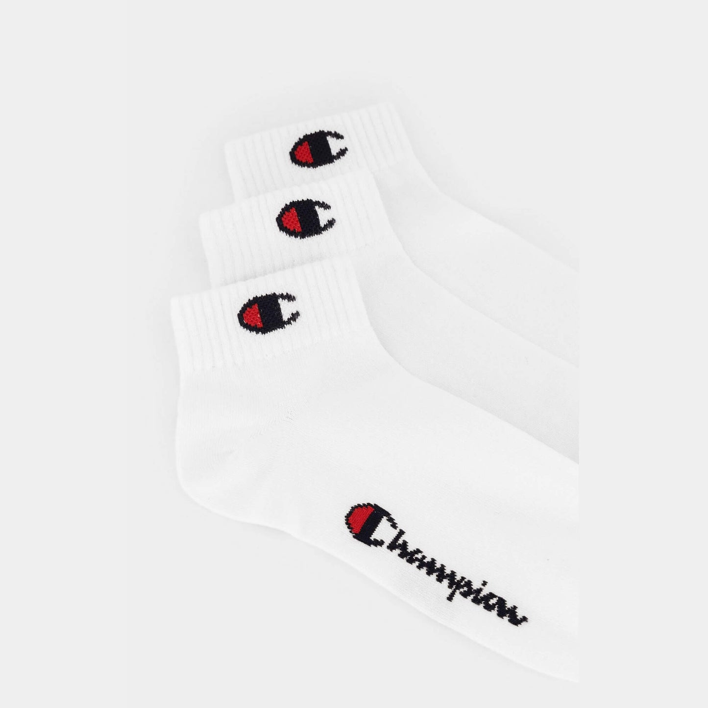 Champion 3pk quarter socks White/White/White