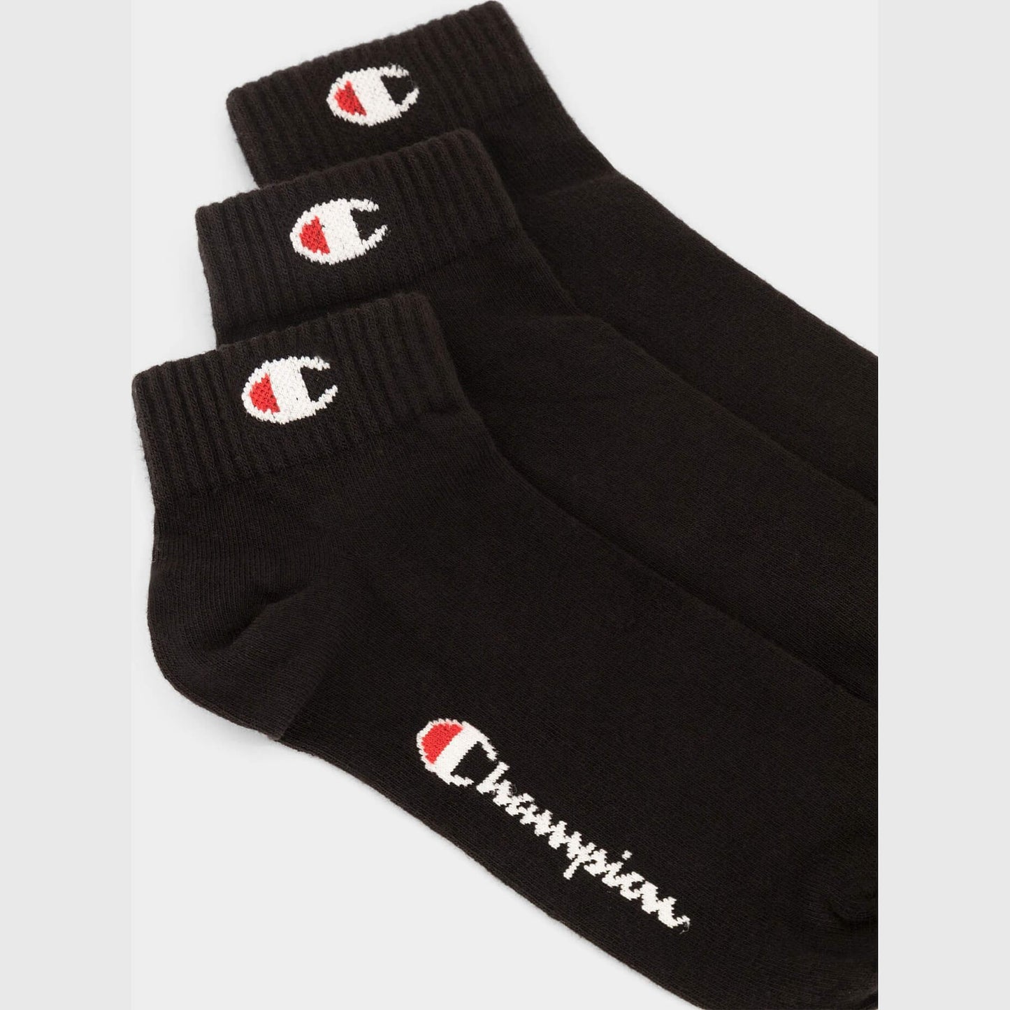 Champion 3pk quarter socks Black/Black/Black