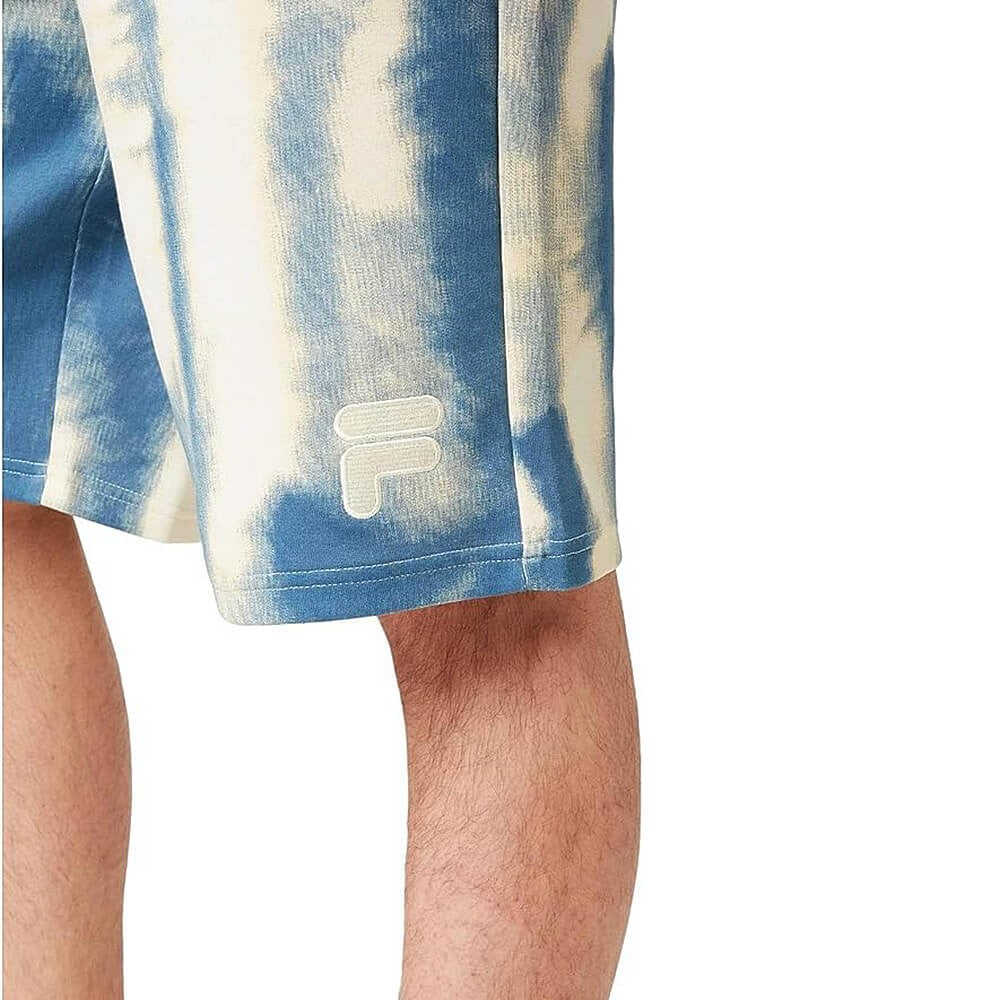 Šortky Fila CASARES AOP baggy shorts biela/modrá