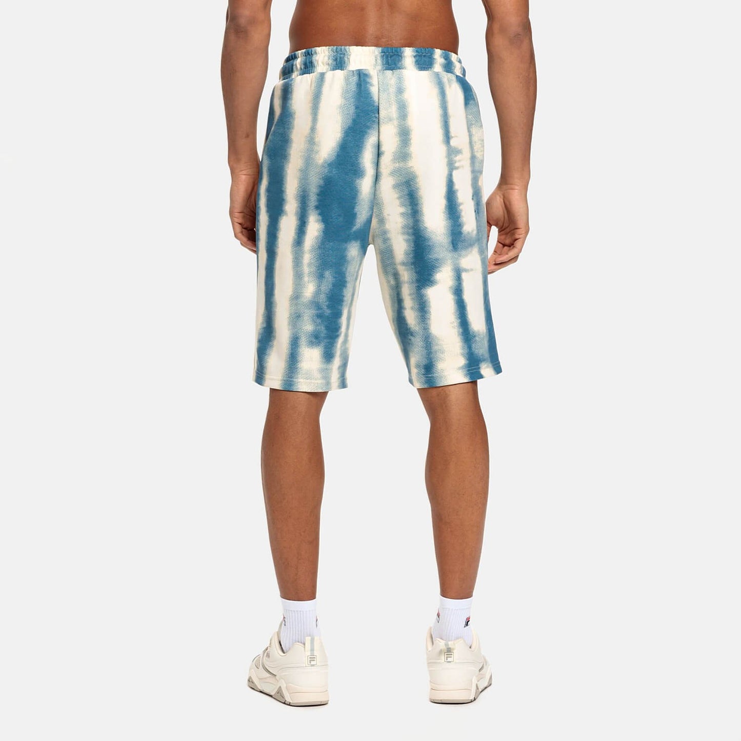 Šortky Fila CASARES AOP baggy shorts biela/modrá