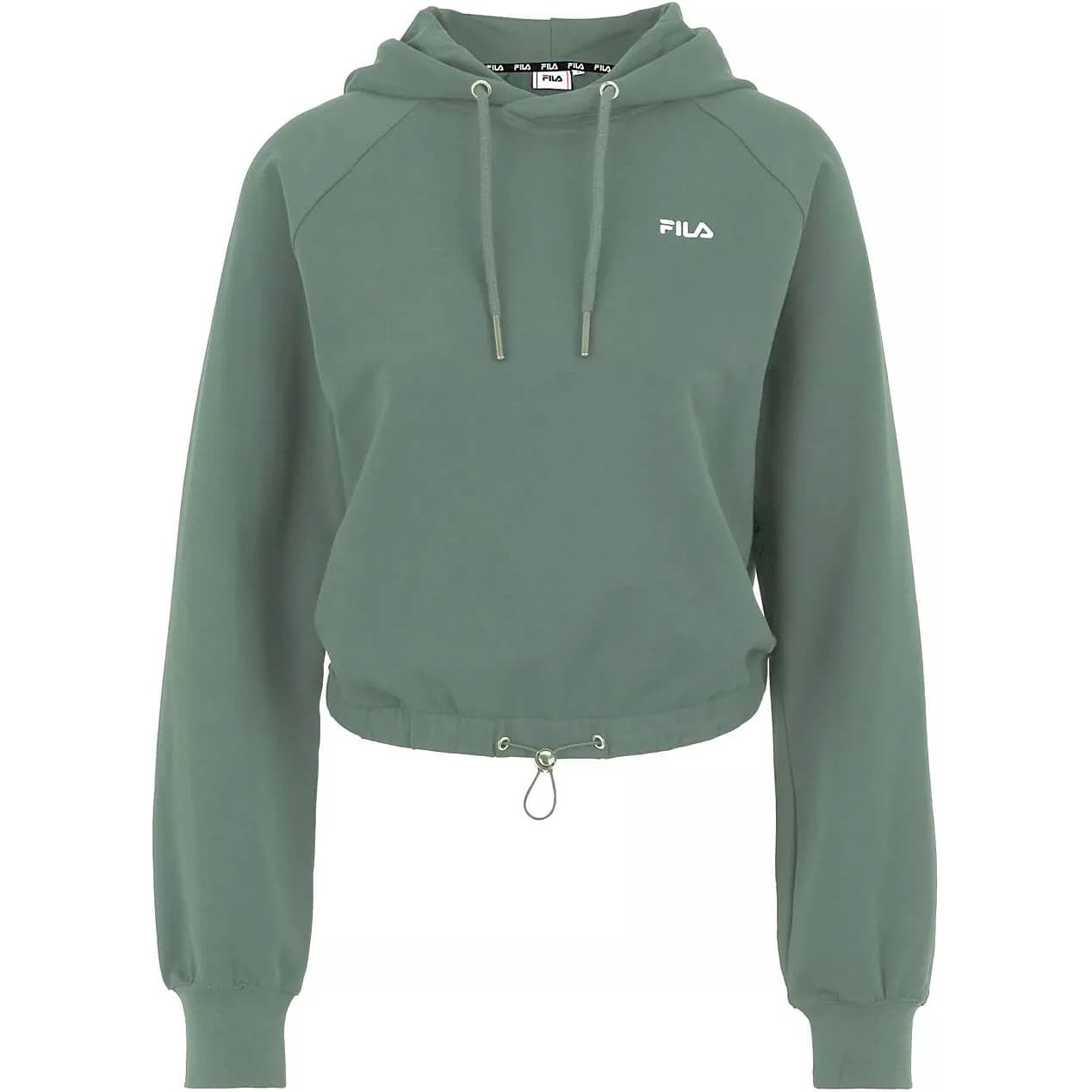 Fila BAALBERGE cropped hoody Silt Green