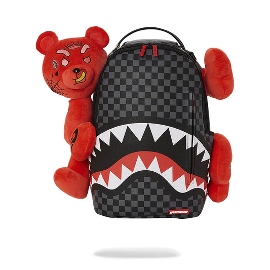 Sprayground Diablo (Bearhug) Plush Wraparound Backpack (Dlxv) Black