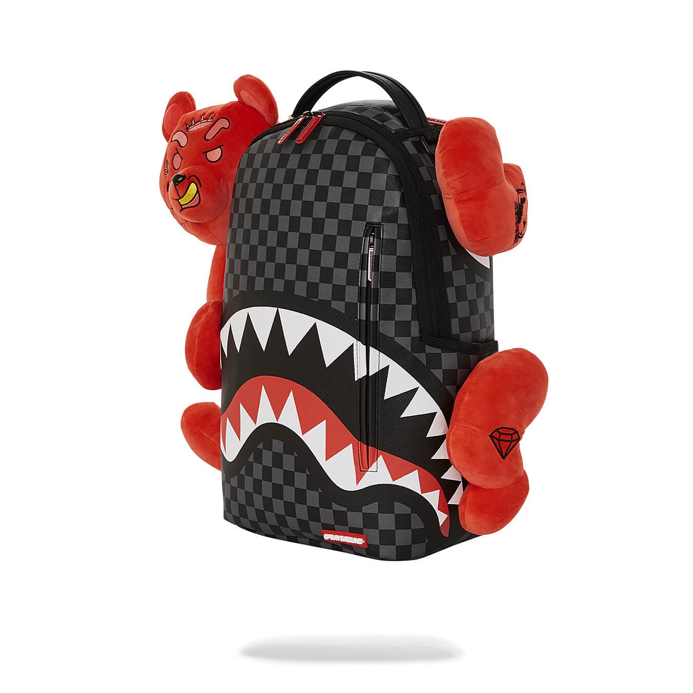 Sprayground Diablo (Bearhug) Plush Wraparound Backpack (Dlxv) Black