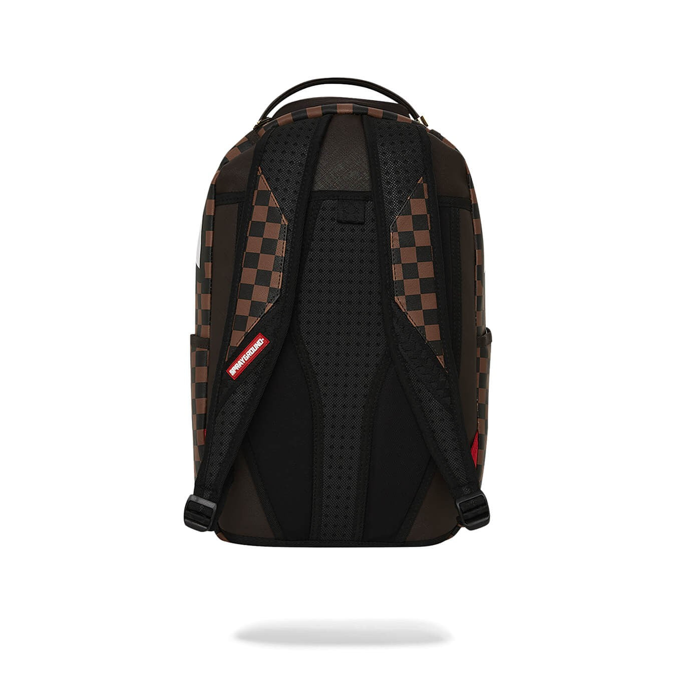 Sprayground Exterior Gold Zip Pocket Sharks In Paris Backpack (Dlxv) Brown/Camo