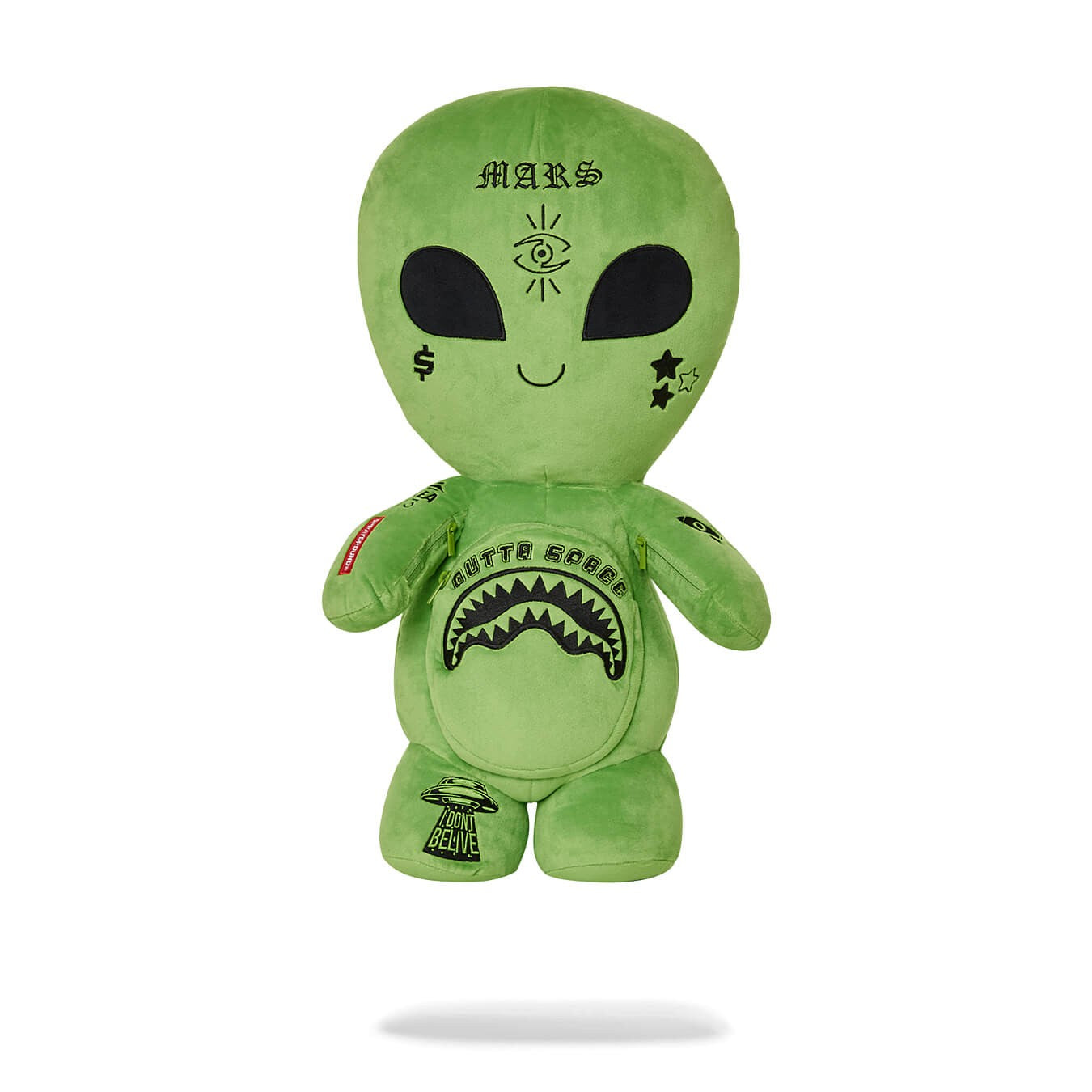 Sprayground Alien Plush Backpack Green