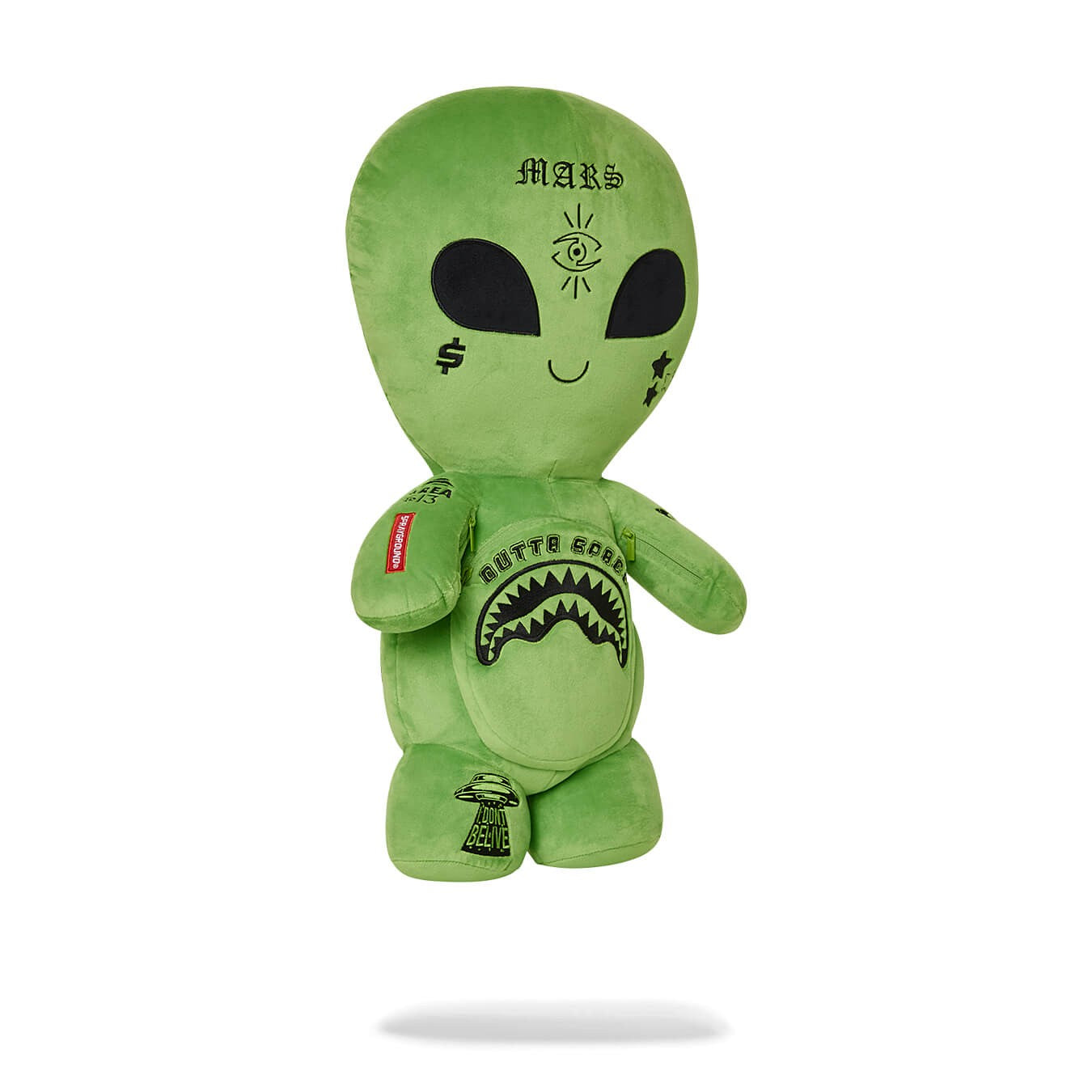 Sprayground Alien Plush Backpack Green