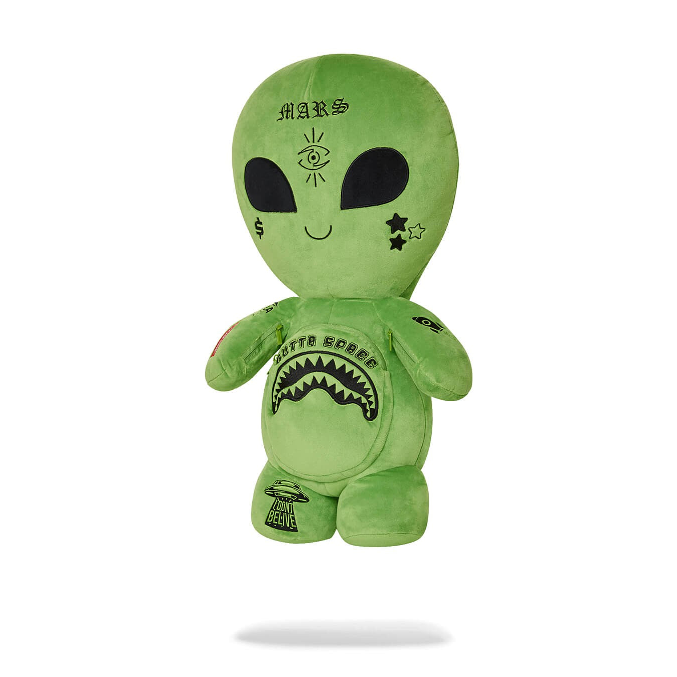 Sprayground Alien Plush Backpack Green