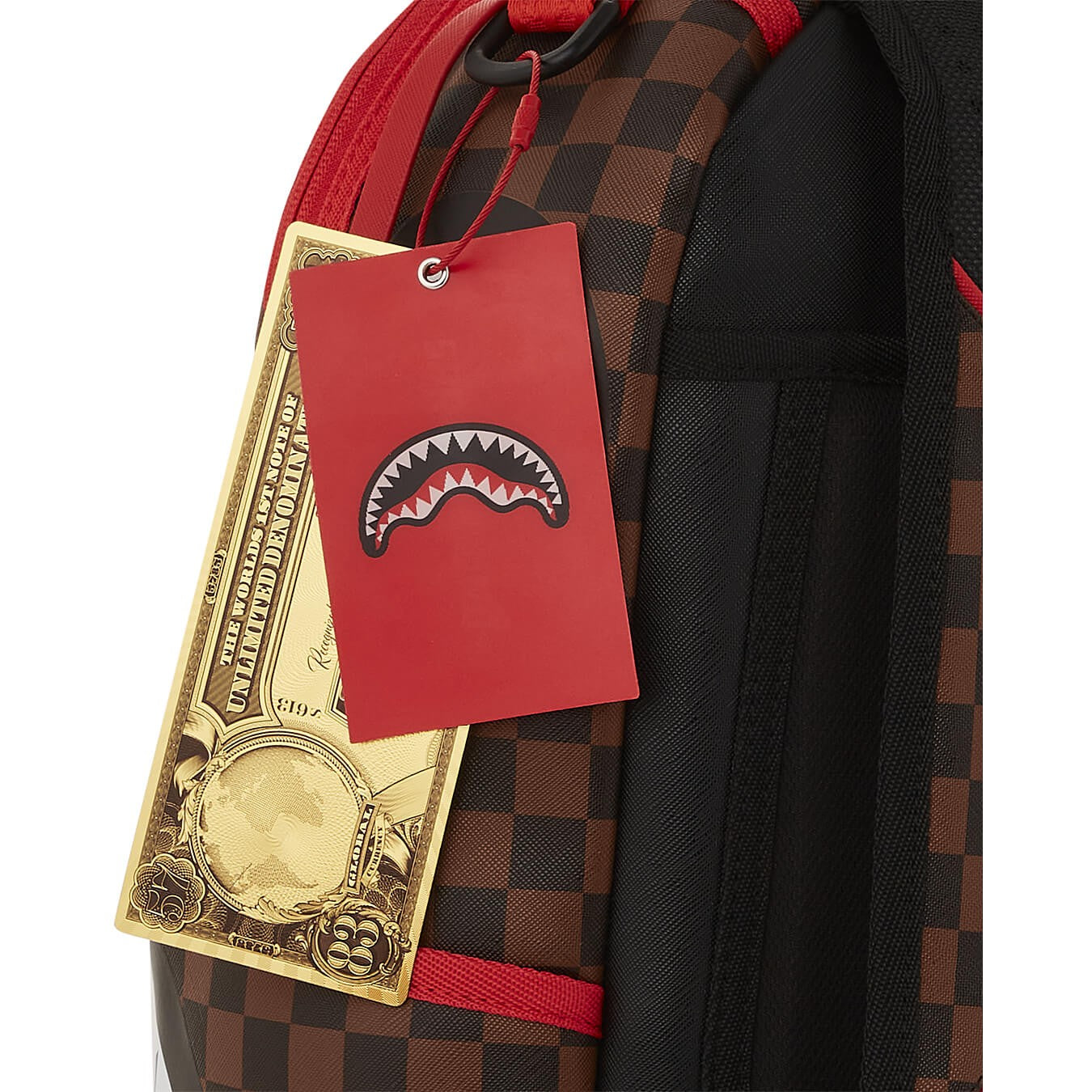 Sprayground All Or Nothing Sharks In Paris Backpack (Dlxv) Brown/Red