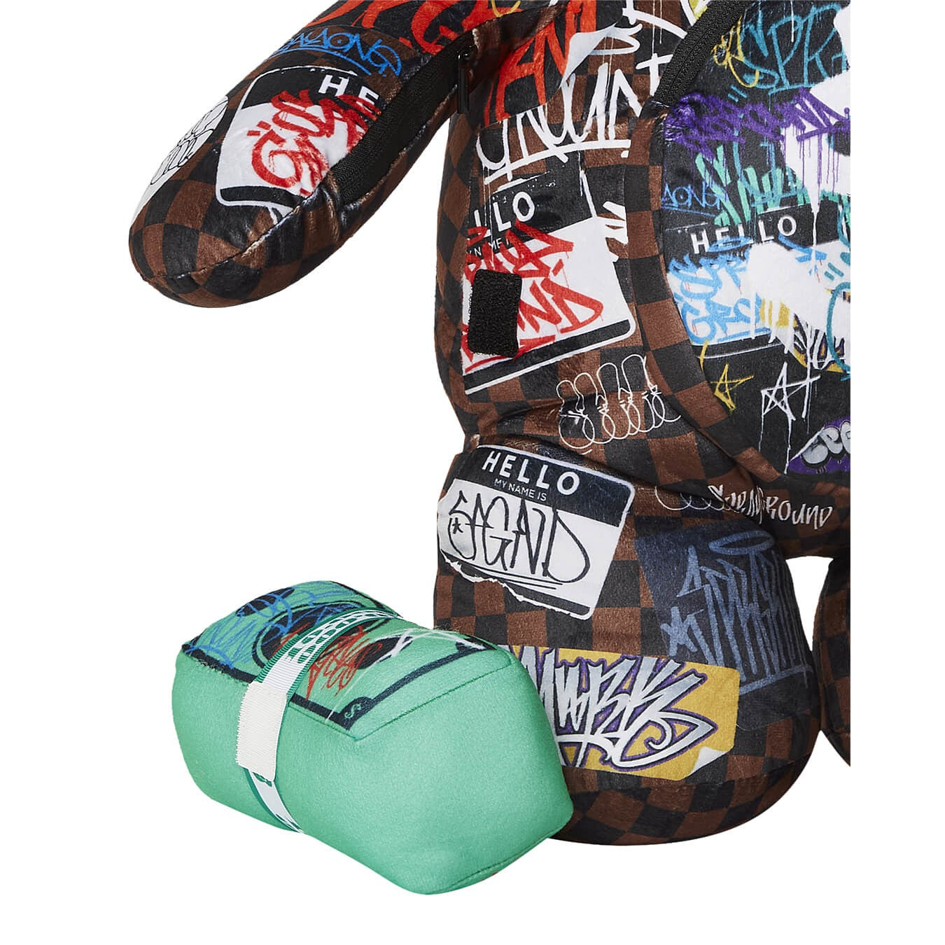 Sprayground Sharks In Paris The Rizz Moneybear Teddybear Backpack Brown