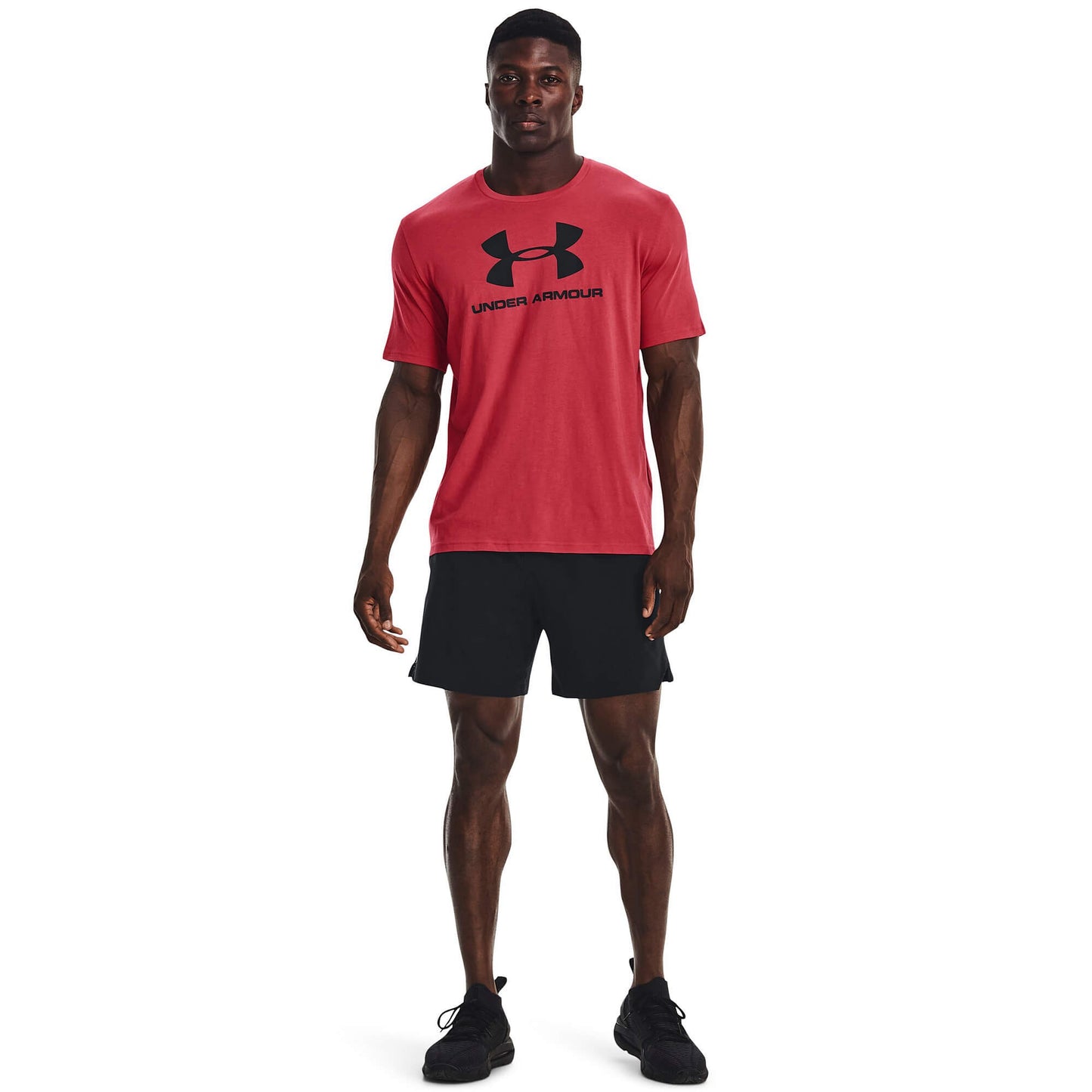 Under Armour Men's UA Sportstyle Logo Short Sleeve Chakra/Black