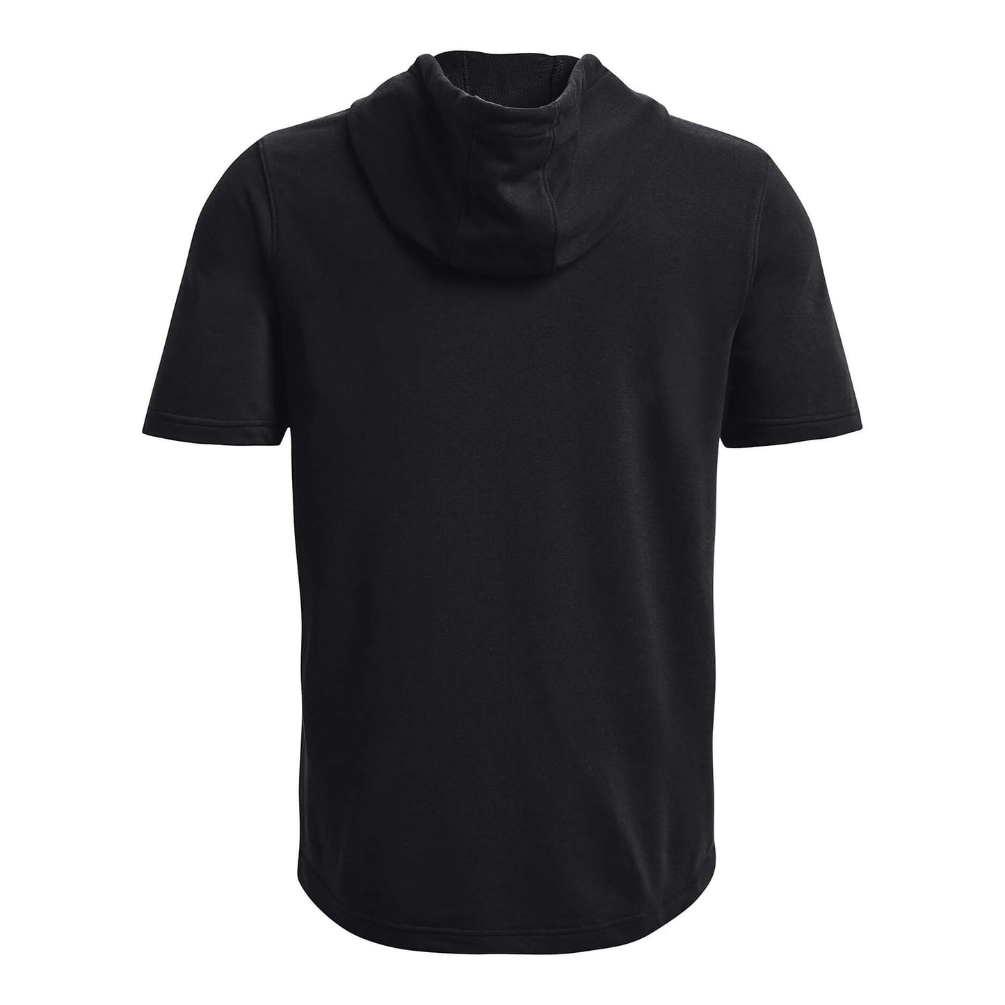 Under Armour Men's UA Rival Terry Short Sleeve Hoodie Black/Onyx White