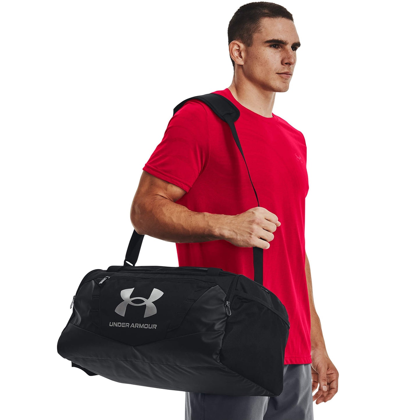 Under Armour UA Undeniable 5.0 Small Duffle Bag Black/Metallic Silver