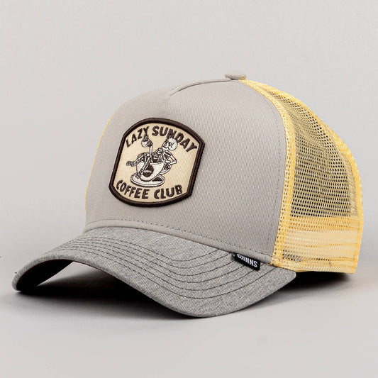 DJINN'S Trucker Cap HFT Coffee Club Grey/Heather Grey