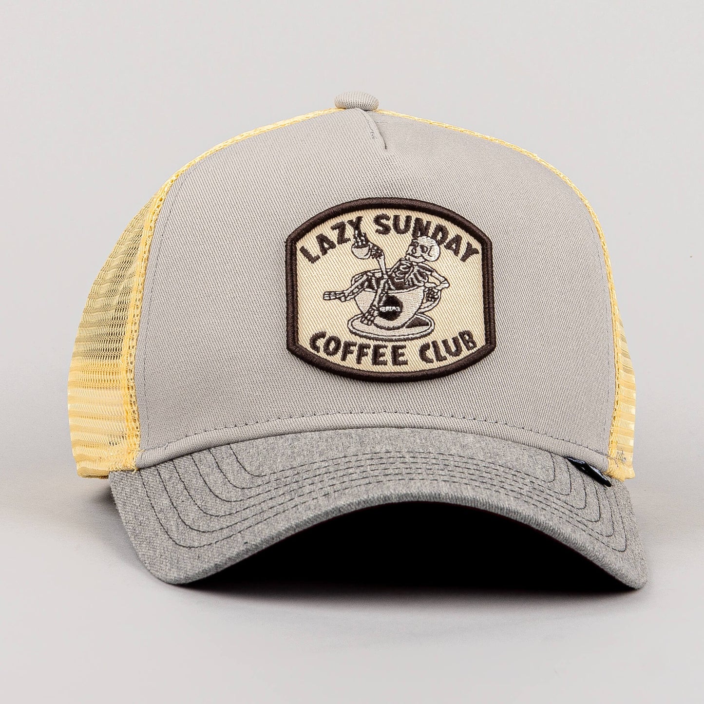 DJINN'S Trucker Cap HFT Coffee Club Grey/Heather Grey