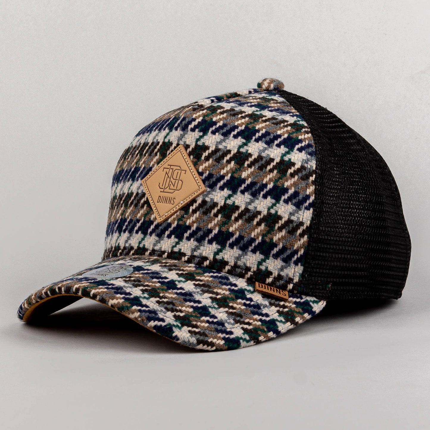 DJINN'S Trucker Cap HFT WoolCock Black