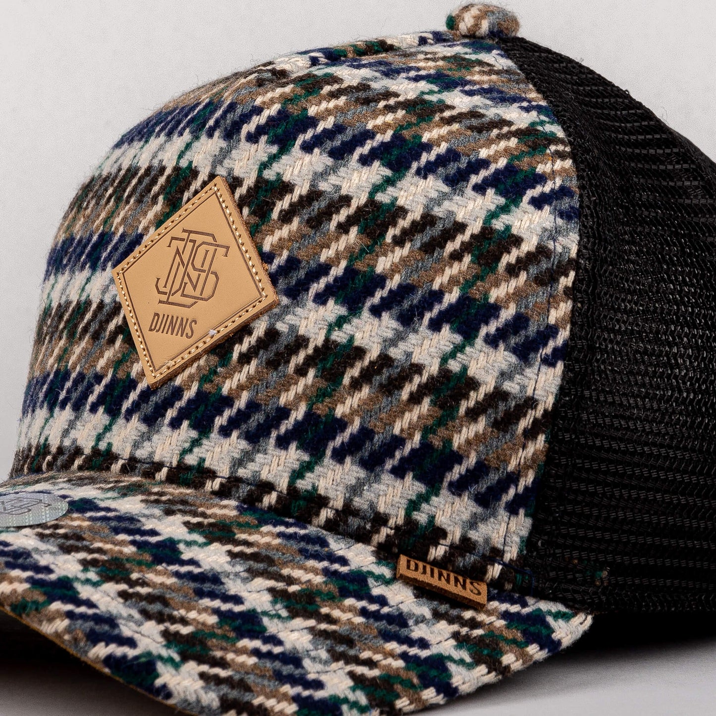 DJINN'S Trucker Cap HFT WoolCock Black