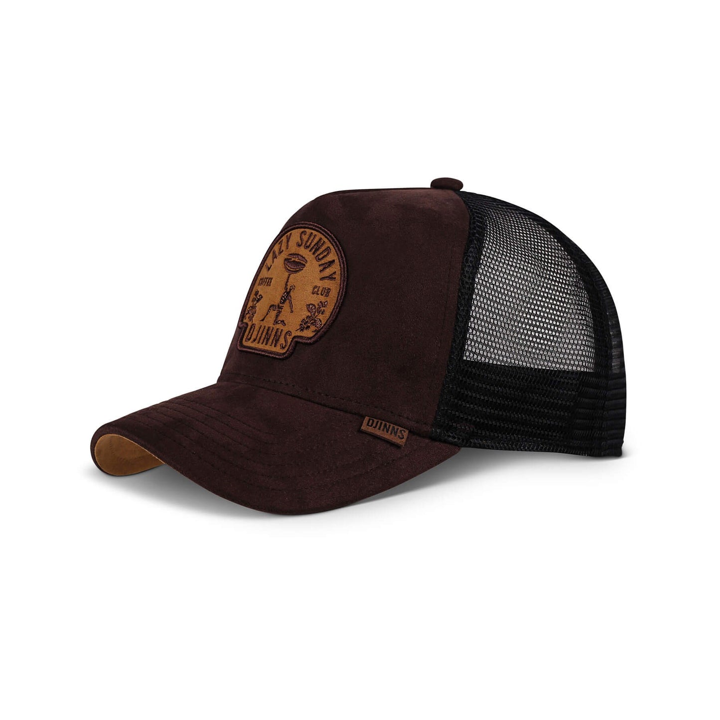 DJINN'S Trucker Cap HFT Lazy Classic Coffee