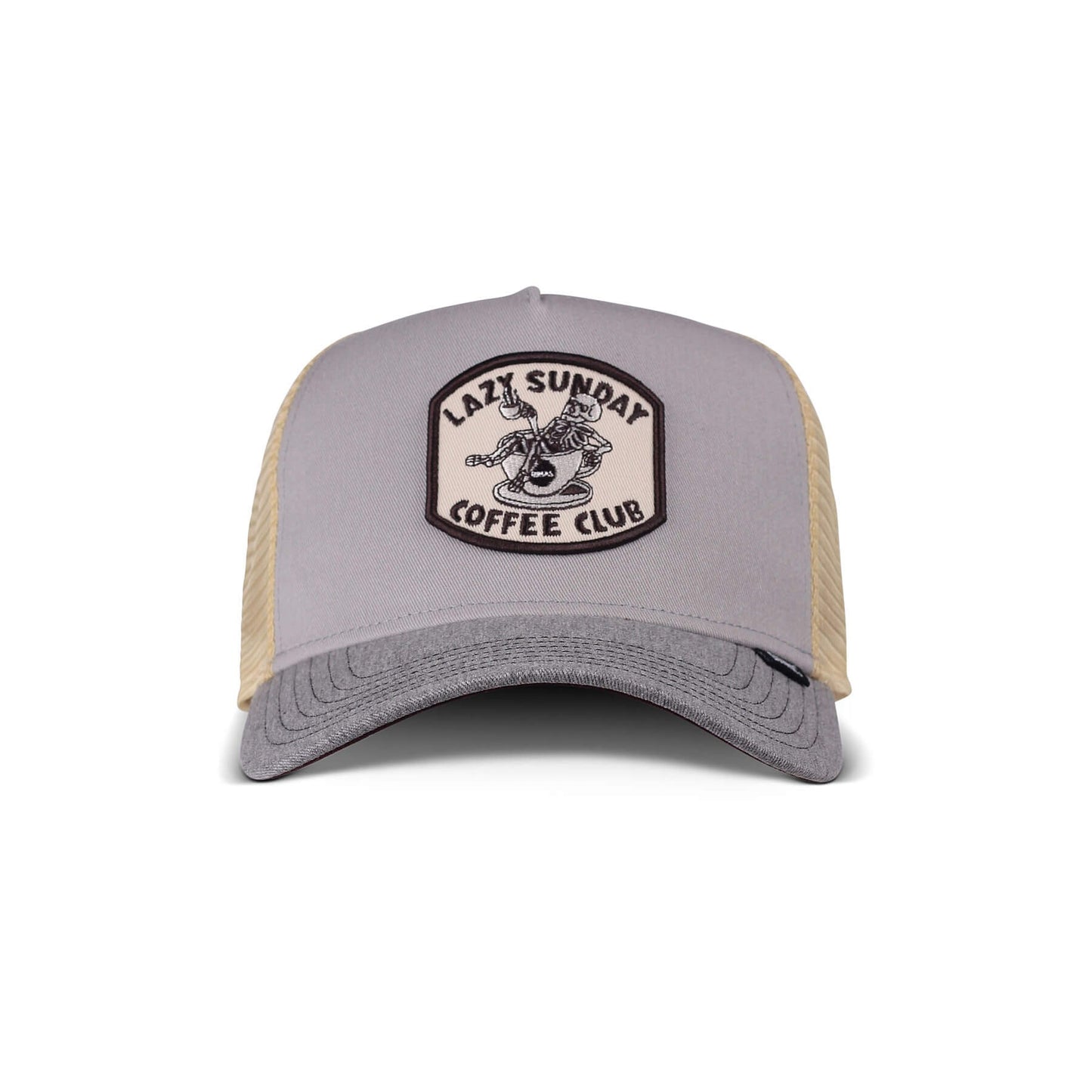 DJINN'S Trucker Cap HFT Coffee Club Grey/Heather Grey