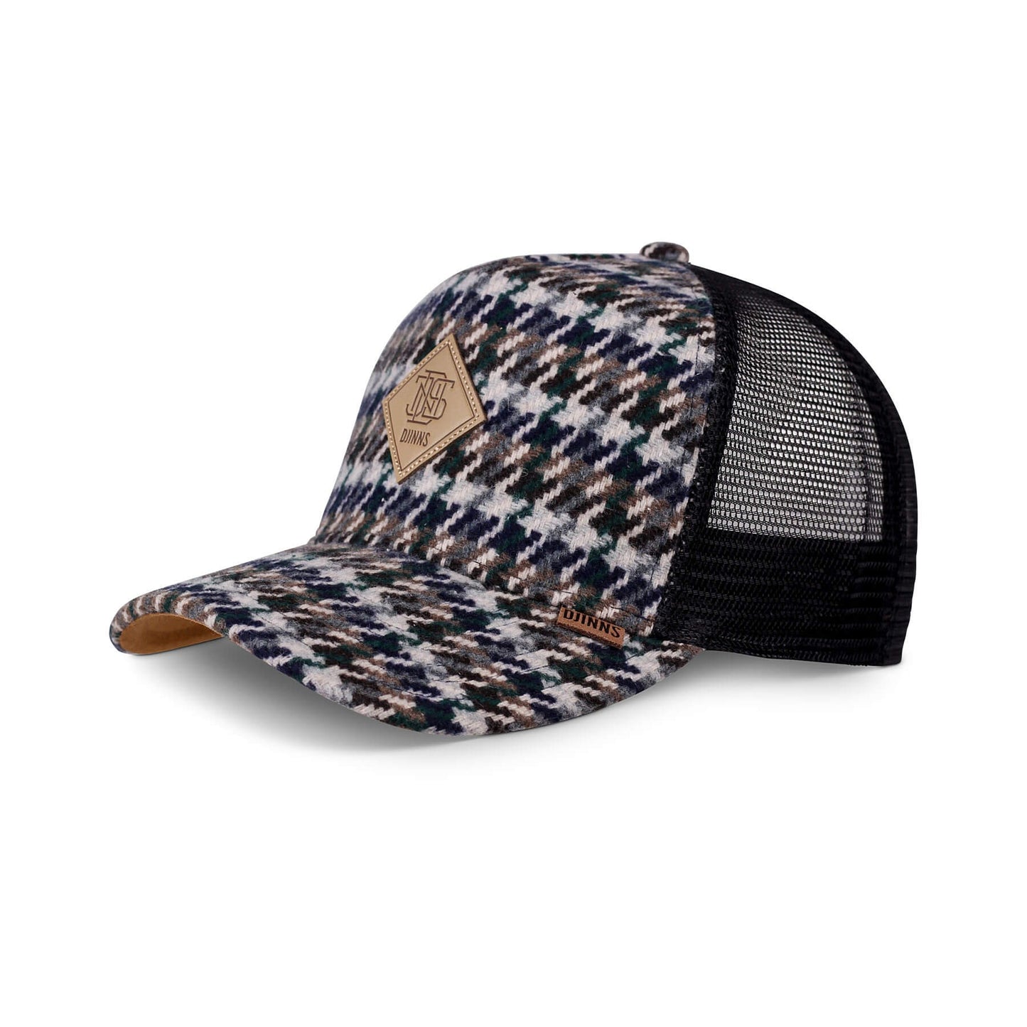 DJINN'S Trucker Cap HFT WoolCock Black