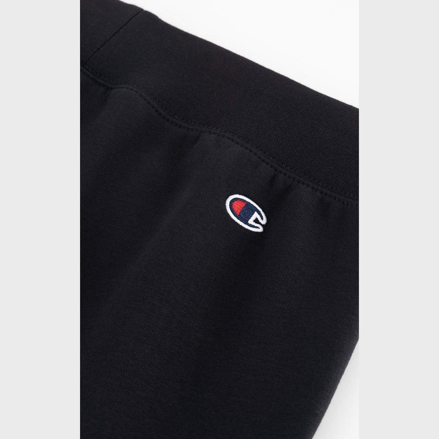 Champion Logo Rib Cuff Pants Black