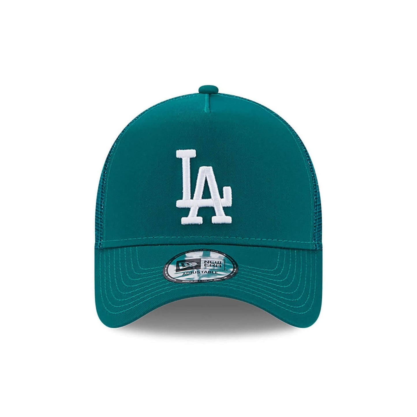 New Era MLB LA Dodgers League Essential Dark Green Trucker Cap