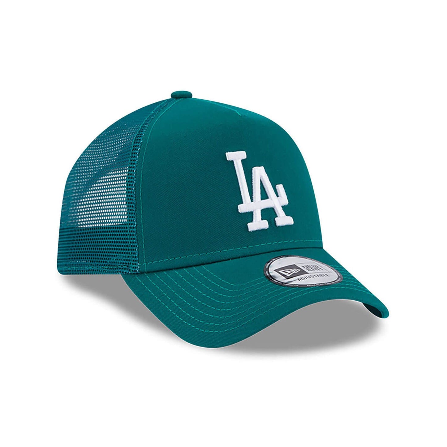 New Era MLB LA Dodgers League Essential Dark Green Trucker Cap