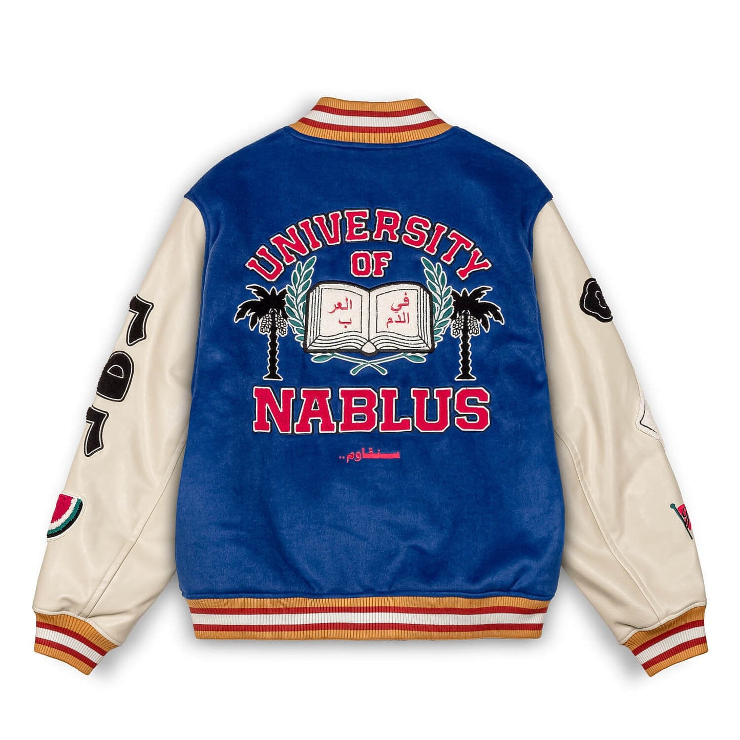 Grimey Wear Nablus Baseball Jacket Blue