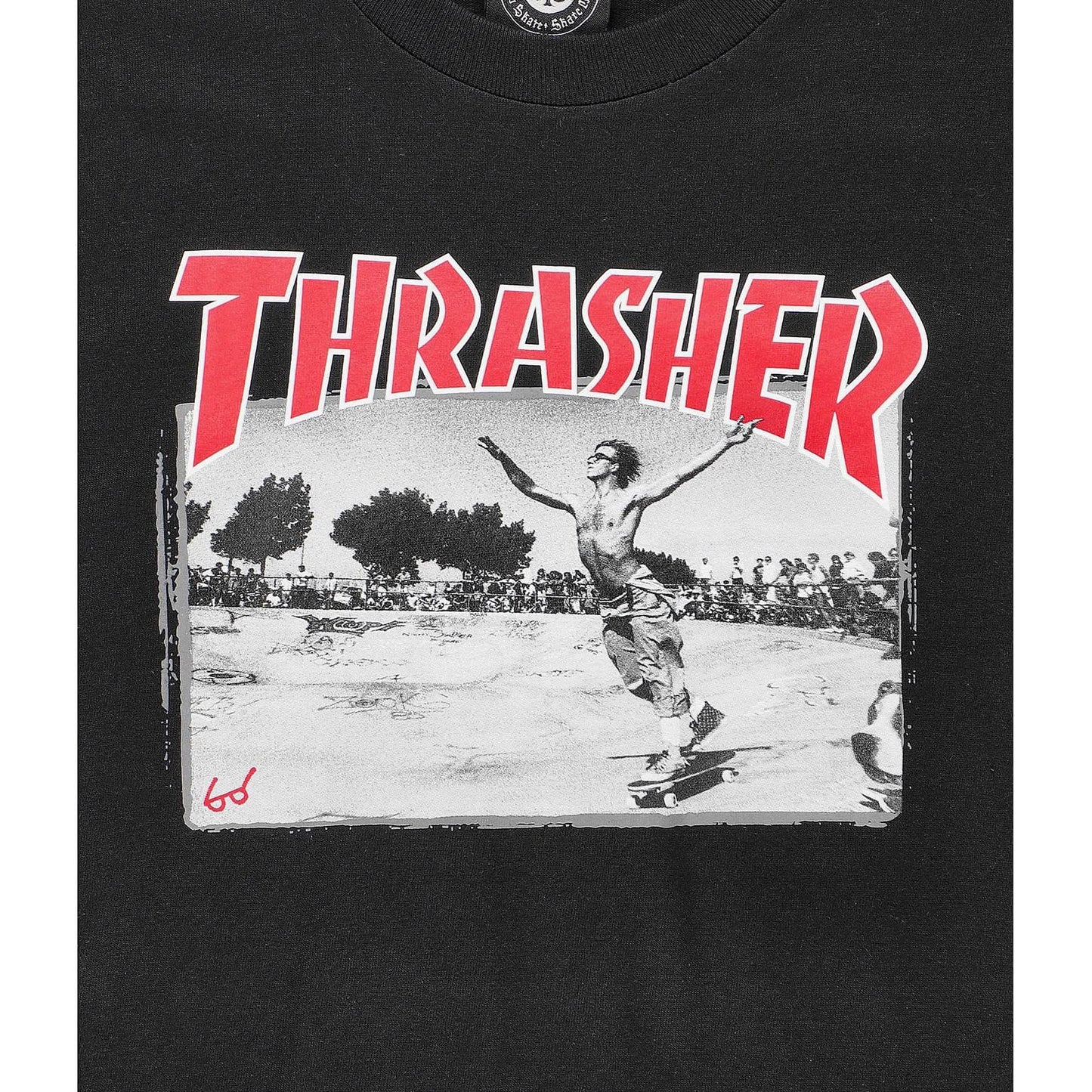 Thrasher T-Shirt Jake Dish Black