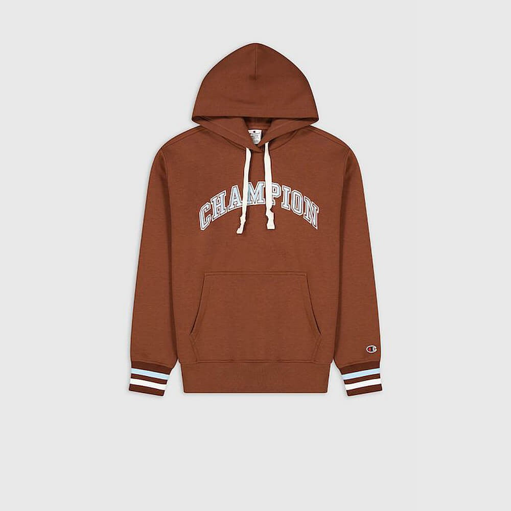 Champion Bookstore Hooded Sweatshirt Brown