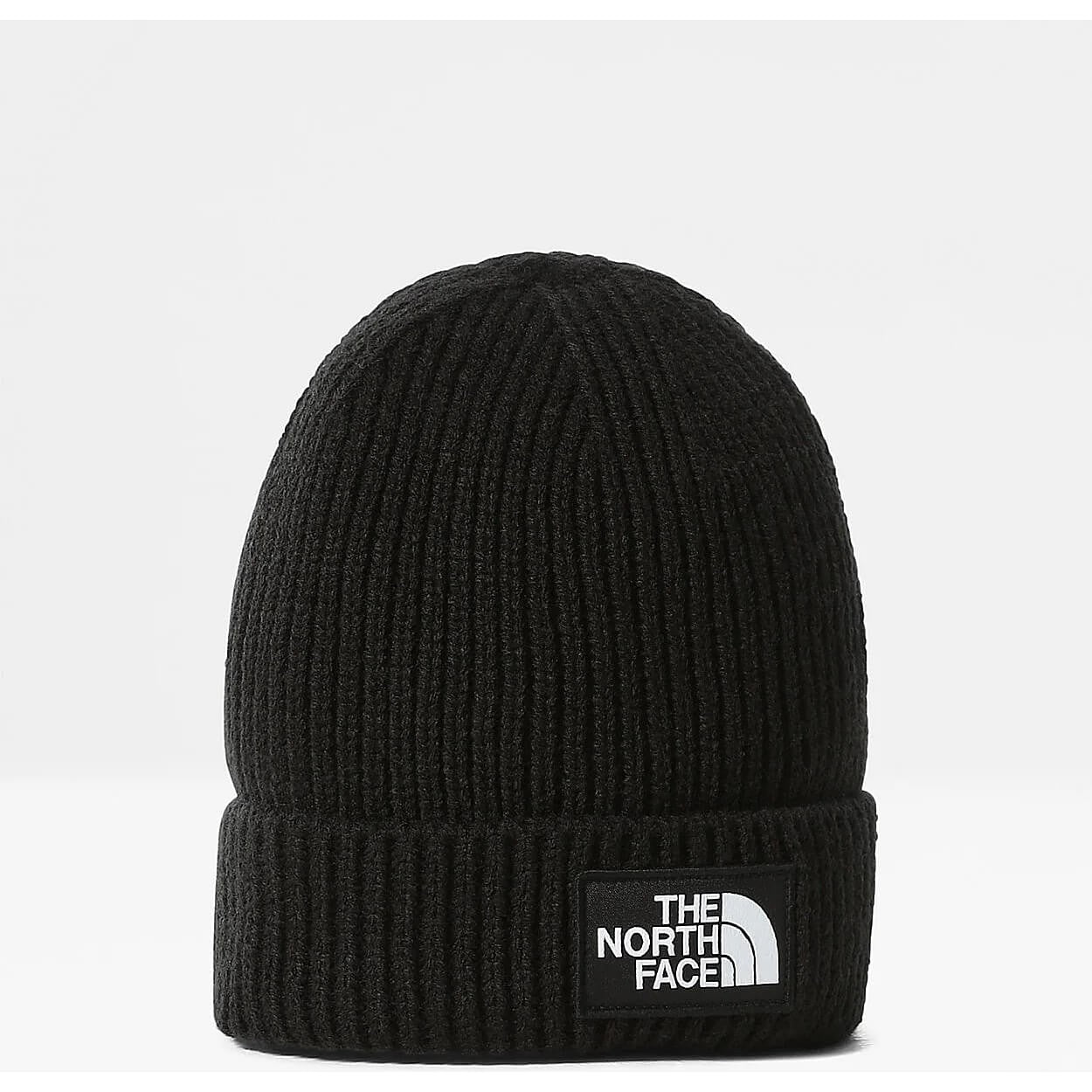 The North Face Tnf Logo Box Cuffed Beanie Tnf Black