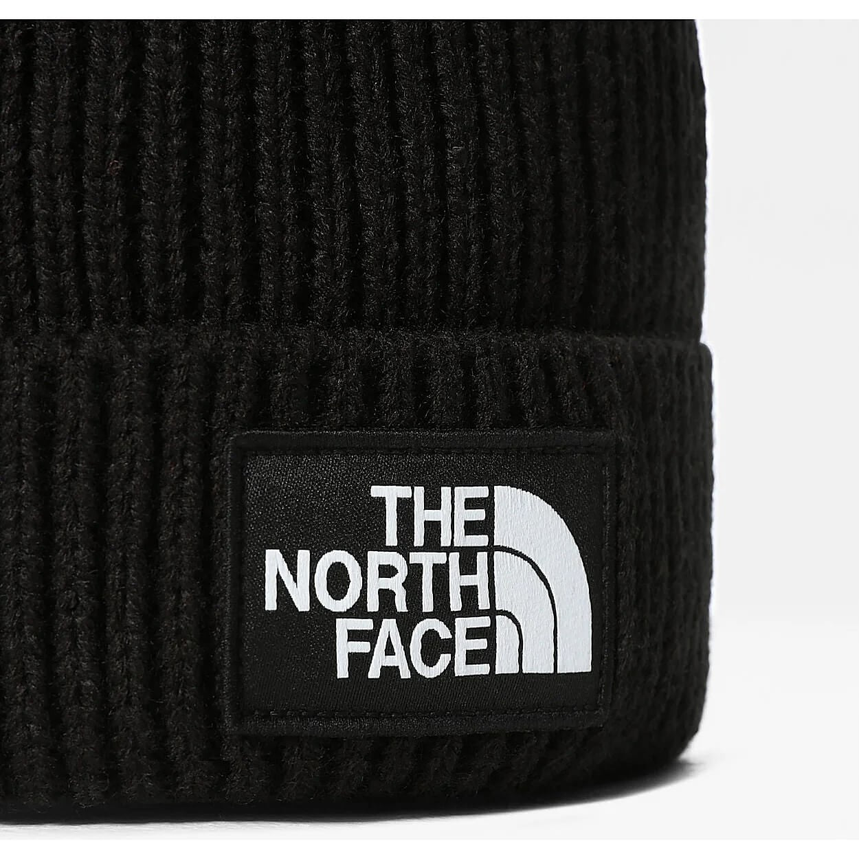 The North Face Tnf Logo Box Cuffed Beanie Tnf Black