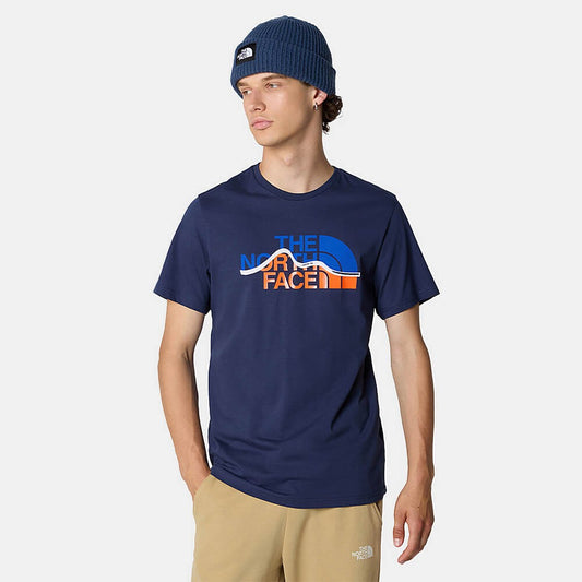 The North Face Men’s S/S Mountain Line Tee - Navy