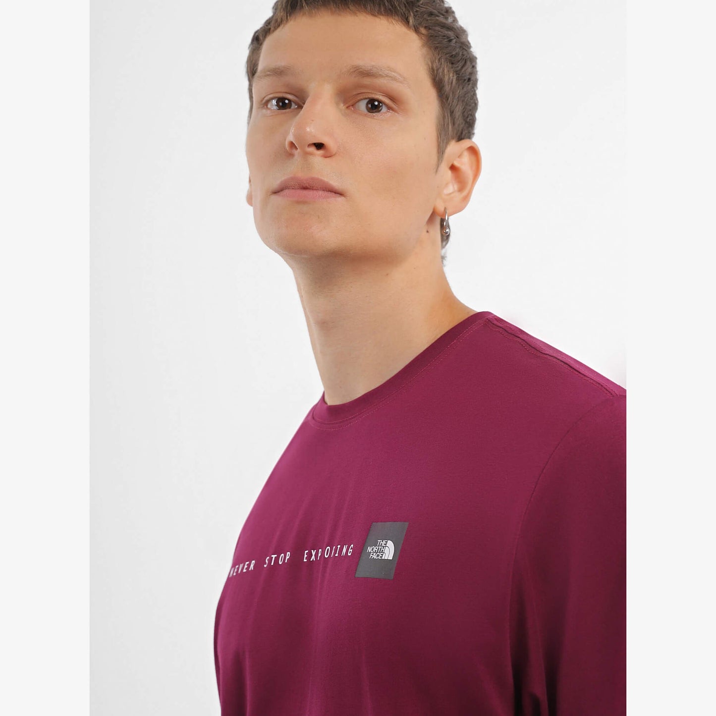 The North Face Men’S S/S Never Stop Exploring Tee - Boysenberry