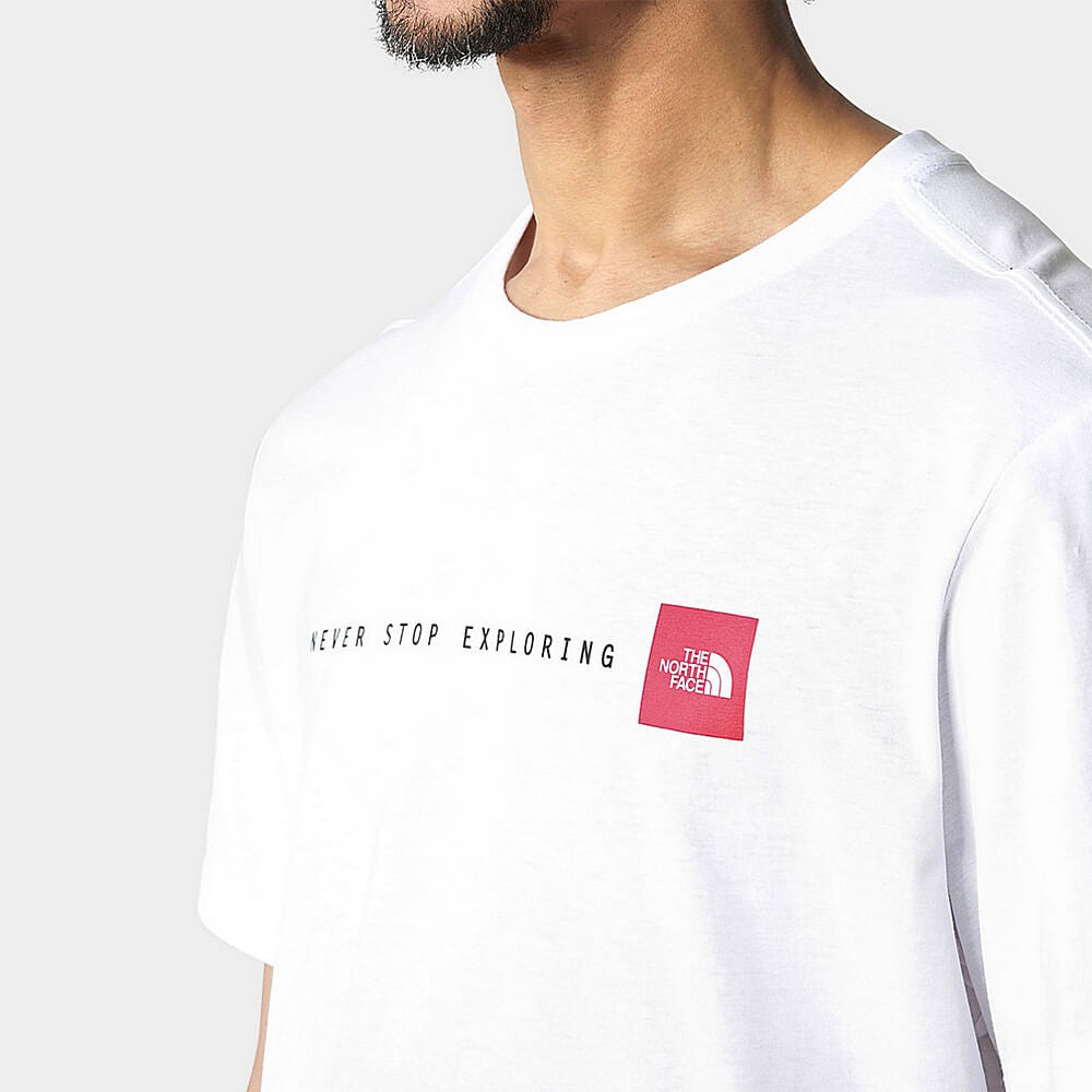 The North Face Men’S S/S Never Stop Exploring Te White