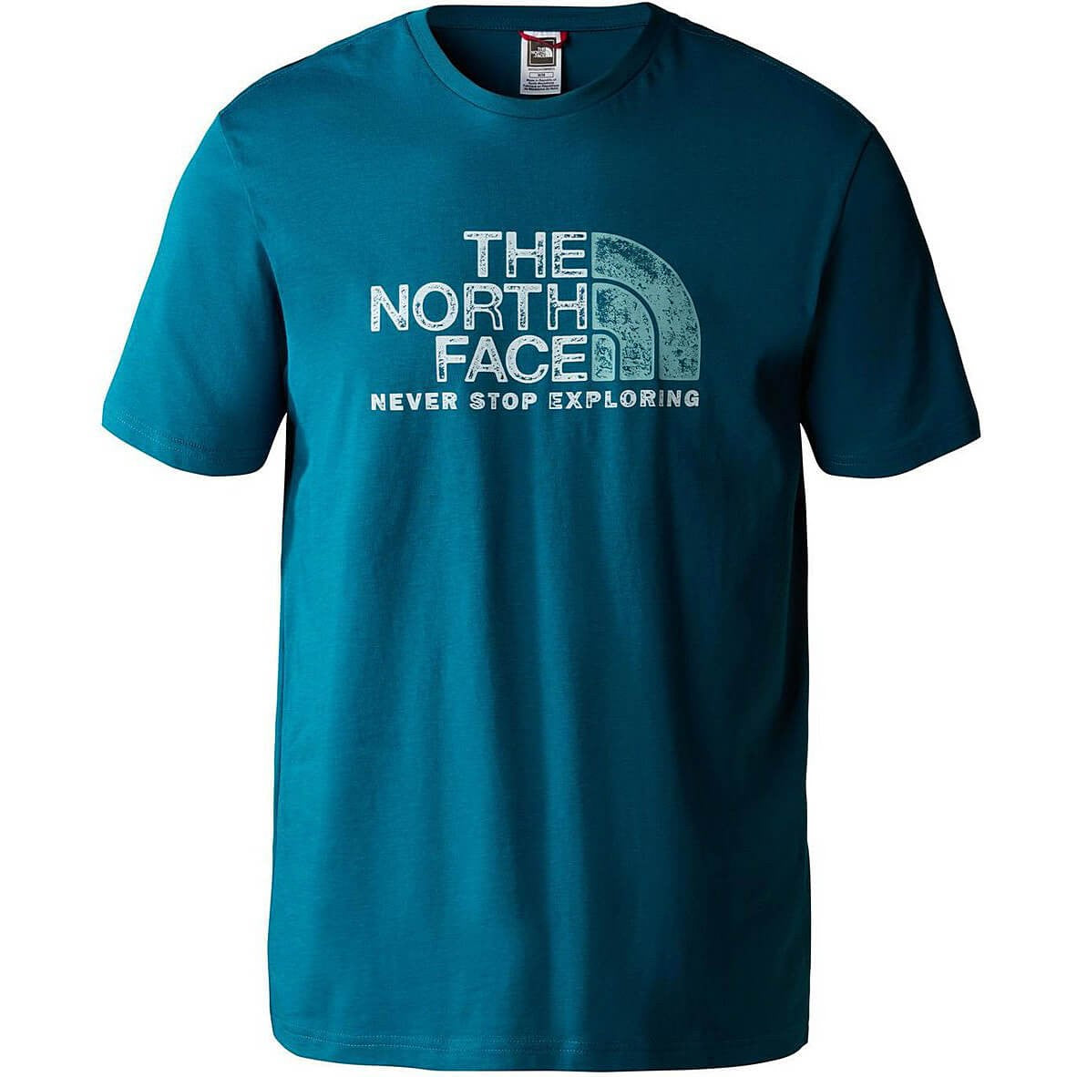 The North Face Men’s S/S Rust 2 Tee Blue Coral-Reef Waters