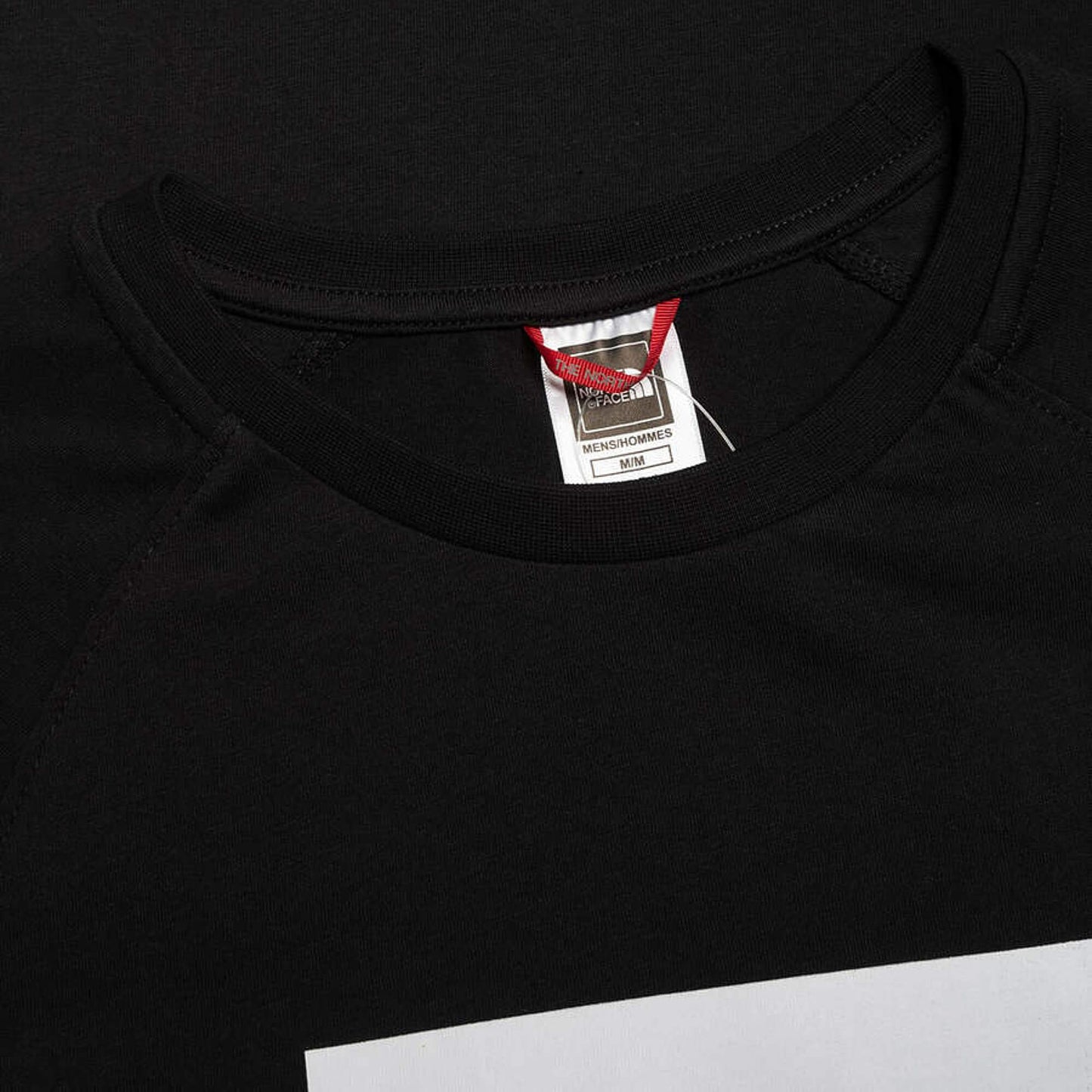 The North Face Men’S S/S Raglan Redbox Tee - Tnf Black-Tnf White