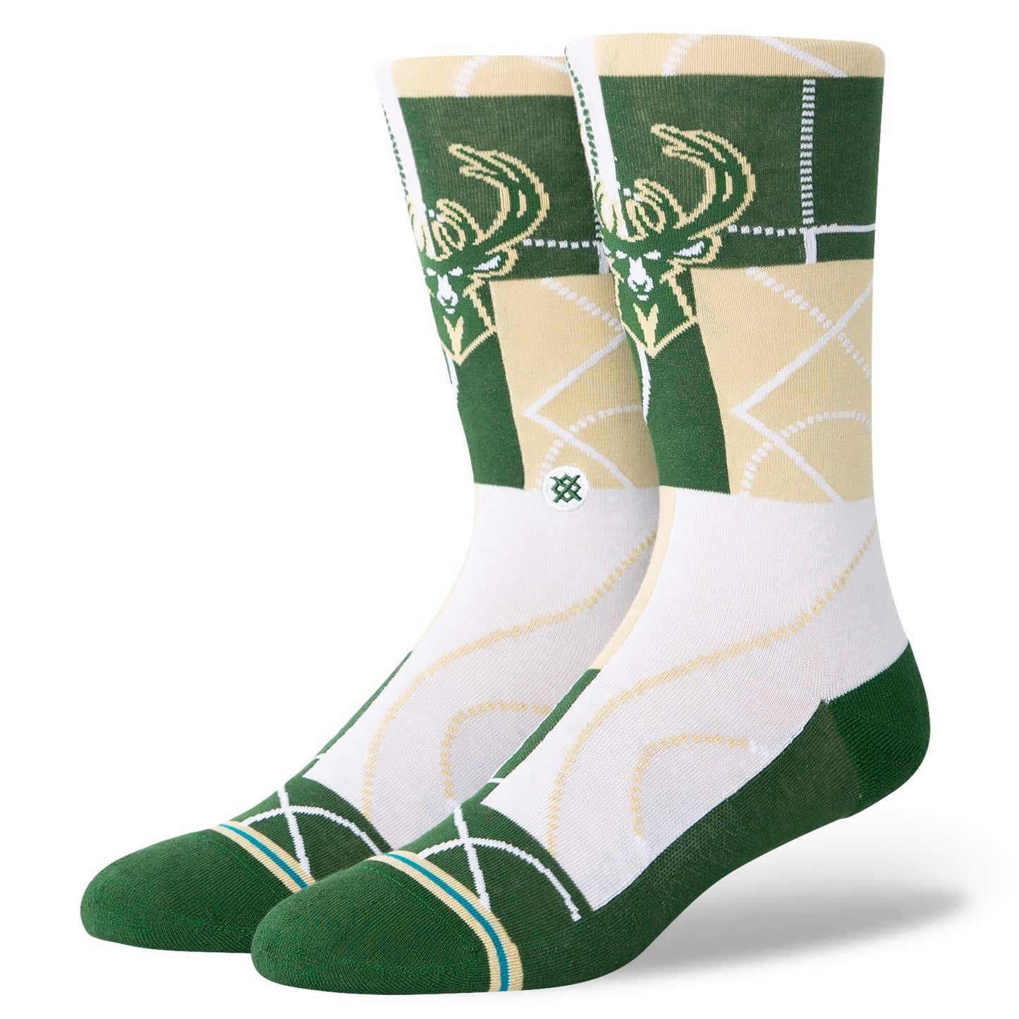 Ponožky STANCE NBA ZONE Milwaukee Bucks zelené