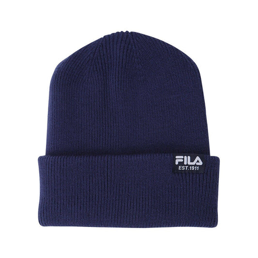 FILA BLAINE Slouchy Beanie with flag logo Medieval Blue