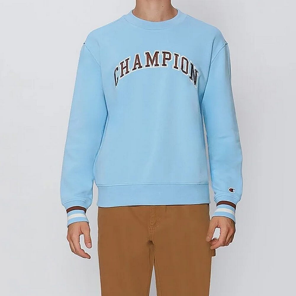 Champion Bookstore Heavy Fleece Sweatshirt Light Blue