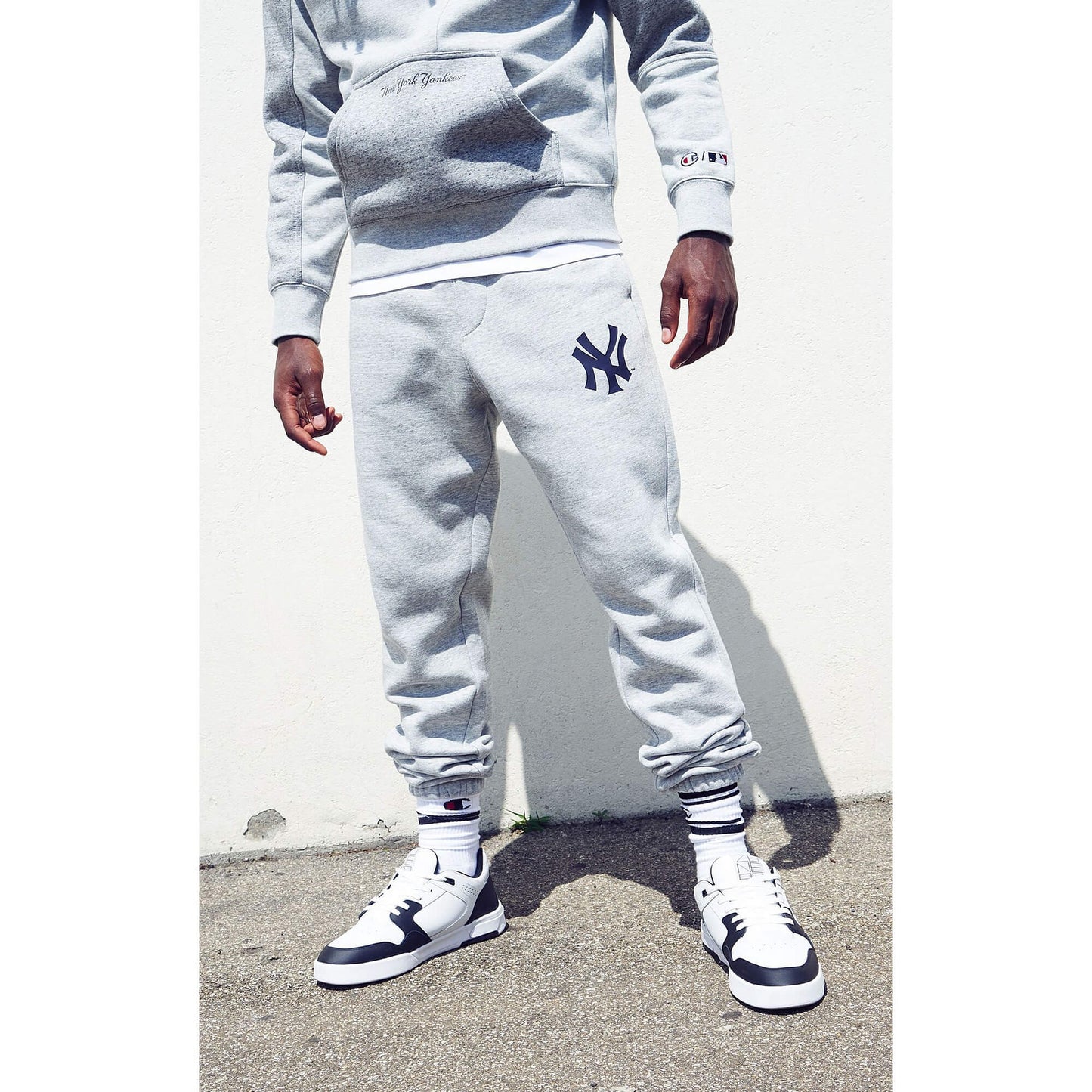 Champion Mlb Roc Elastic Cuff Pants Grey