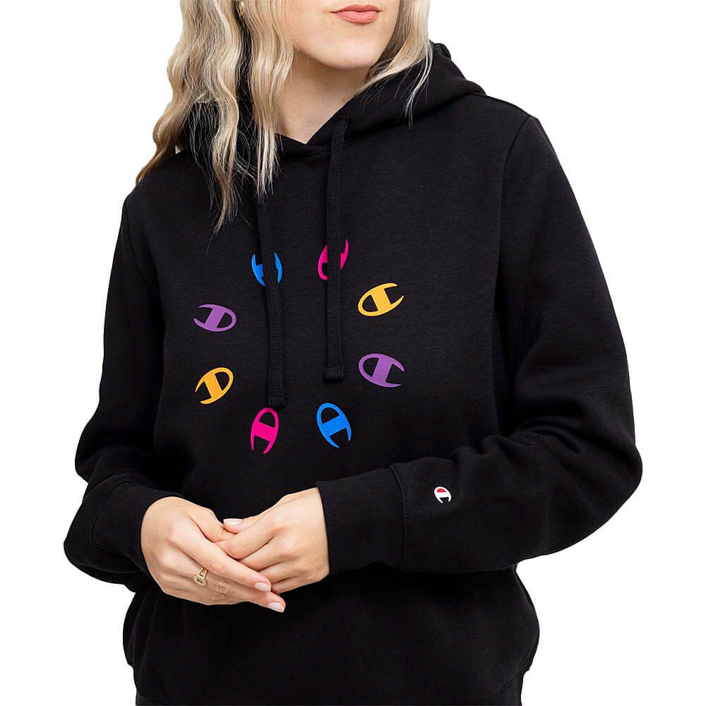 Dámska mikina s kapucňou Champion Hooded Sweatshirt čierna