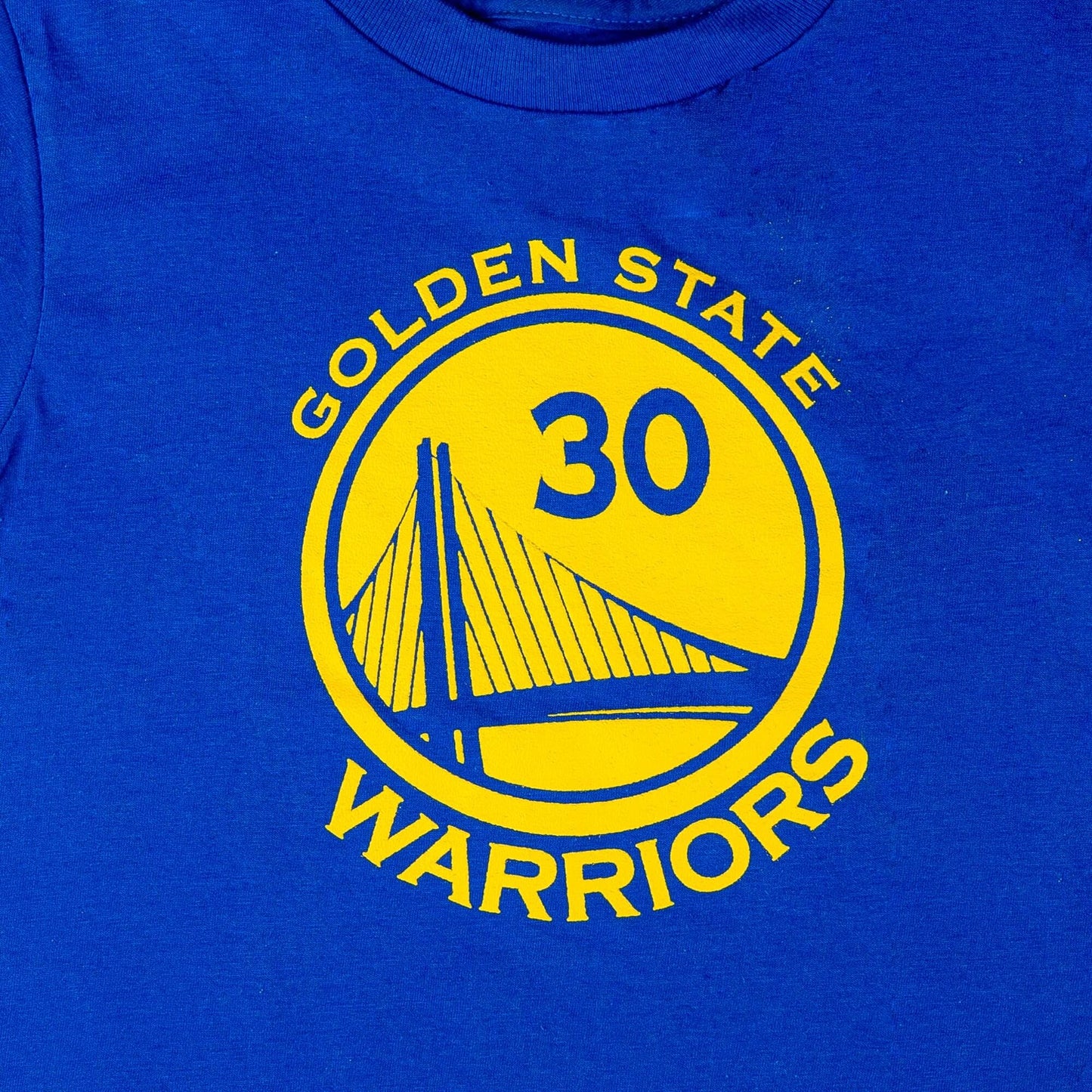 OUTER STUFF FLAT REPLICA N&N SS TEE GOLDEN STATE WARRIORS CURRY STEPHEN ROYAL