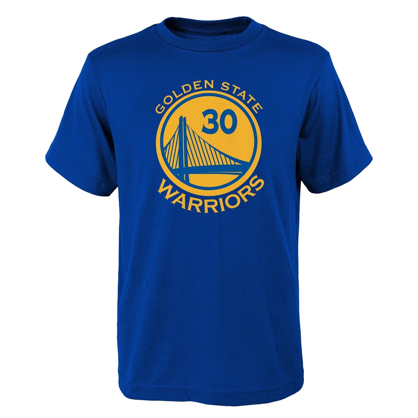 OUTER STUFF FLAT REPLICA N&N SS TEE GOLDEN STATE WARRIORS CURRY STEPHEN ROYAL