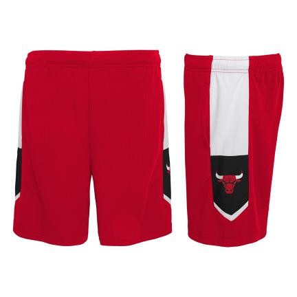 Detské basketbalové šortky OUTERSTUFF NBA HOME GAME SHORT CHICAGO BULLS (od 4 do 7 rokov) červené