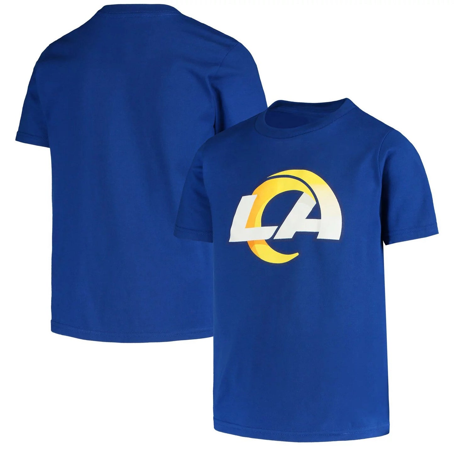 Outer Stuff NFL Primary Logo Ss Tee Rams Royal