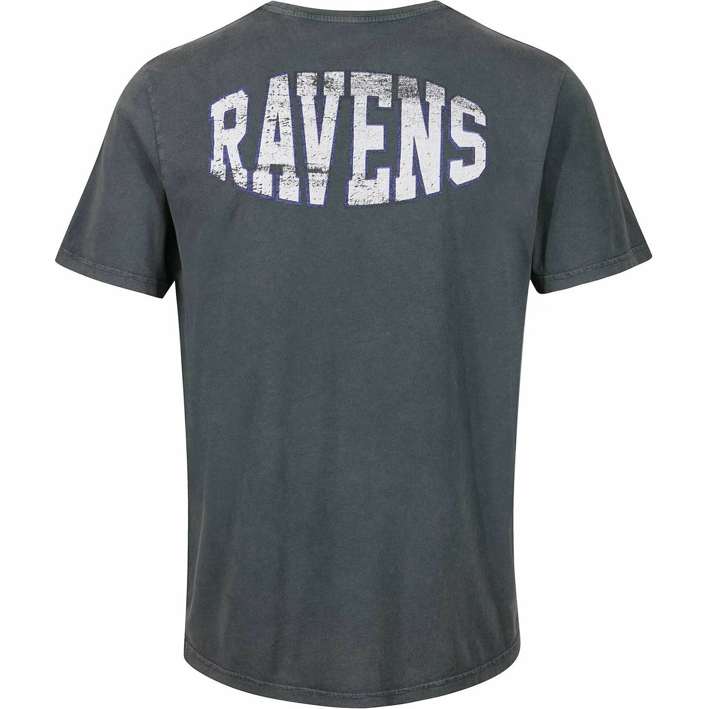 Re:Covered NFL Monochrome Logo T-Shirt Baltimore Ravens Washed Black