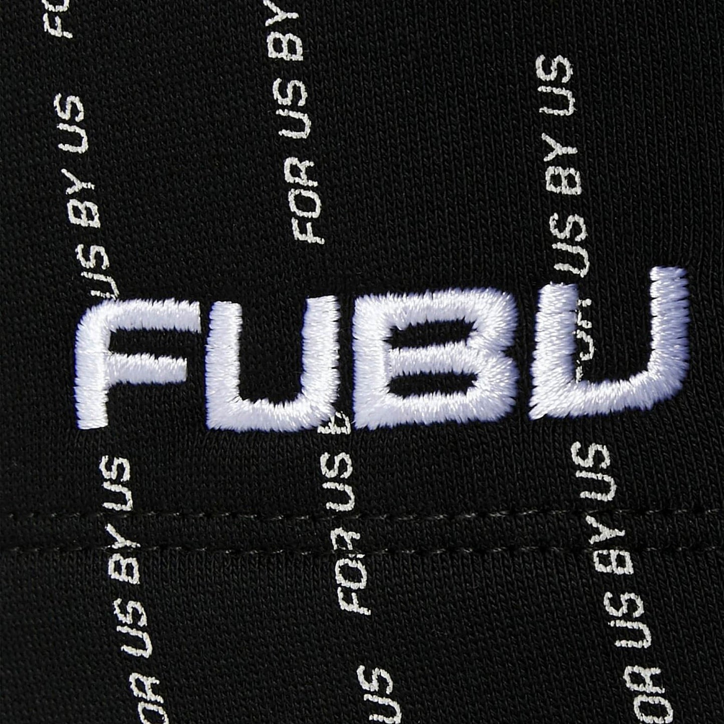 FUBU Corporate Fubu Pinstripe Basketballshorts black/white